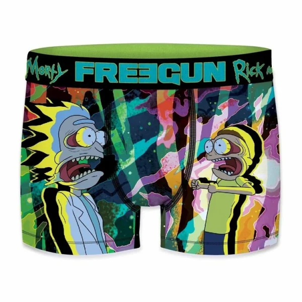 nouvelle saison FREEGUN Lot De 4 Boxers Homme Rick And Morty G1 7