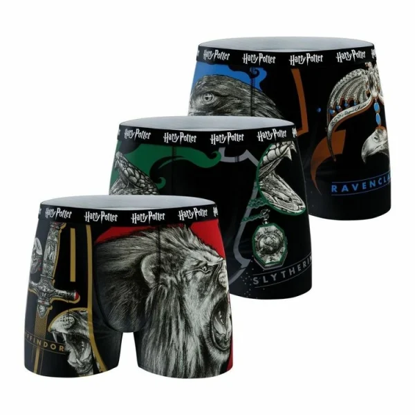 HARRY POTTER Lot De 3 Boxers Homme prix de gros 1