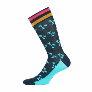 magasin FREEGUN Lot De 4 Paires De Chaussettes De Ville Homme Fantaisie Tropic 18