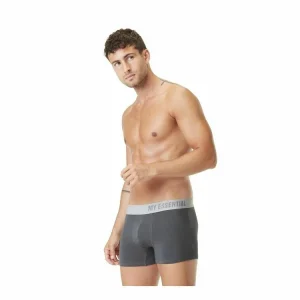 soldes officiel MY ESSENTIAL Lot De 6 Boxers Homme En Coton Bio Uni Gots 14