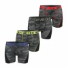 de garantie authentique FREEGUN Lot De 4 Boxers Homme Aktiv Sport Fluo Surpiqûres Colorées 22