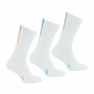 grande marque pas cher Athena Lot De 3 Paires De Chaussettes De Sport Hautes Crew 14