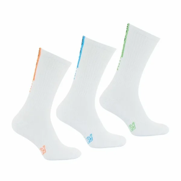 grande marque pas cher Athena Lot De 3 Paires De Chaussettes De Sport Hautes Crew 5