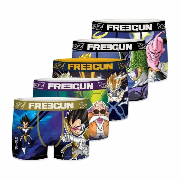 FREEGUN Lot De 5 Boxers Homme Dragon Ball Z boutique paris 1