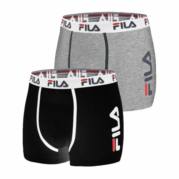 FILA Lot De 2 Boxers Homme FU5040 Uni acheter 1