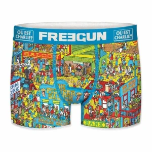 meilleur service FREEGUN Lot De 4 Boxers Homme Where Is Waldo 12