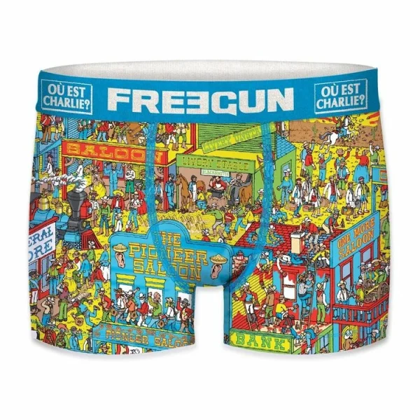 meilleur service FREEGUN Lot De 4 Boxers Homme Where Is Waldo 4