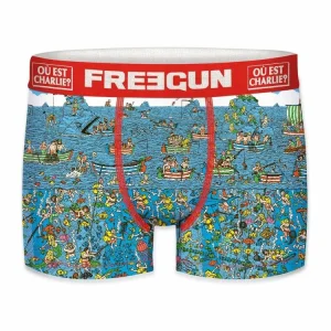 meilleur service FREEGUN Lot De 4 Boxers Homme Where Is Waldo 16