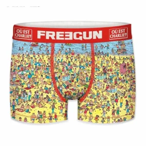 meilleur service FREEGUN Lot De 4 Boxers Homme Where Is Waldo 18