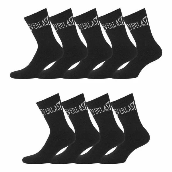 EVERLAST Lot De 9 Paires De Chaussettes Tennis Uni mode 1