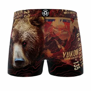 REMISE allant FREEGUN Lot De 4 Boxers Homme En Polyester Recyclé Animal Savage 14