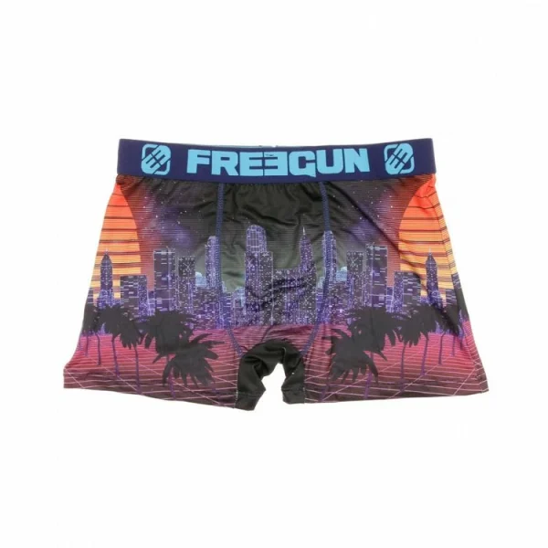 FREEGUN Boxer Violet Homme Freegun Sunset à prix promos 1