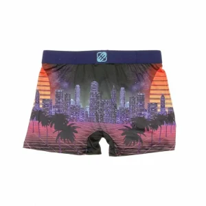 FREEGUN Boxer Violet Homme Freegun Sunset à prix promos 6