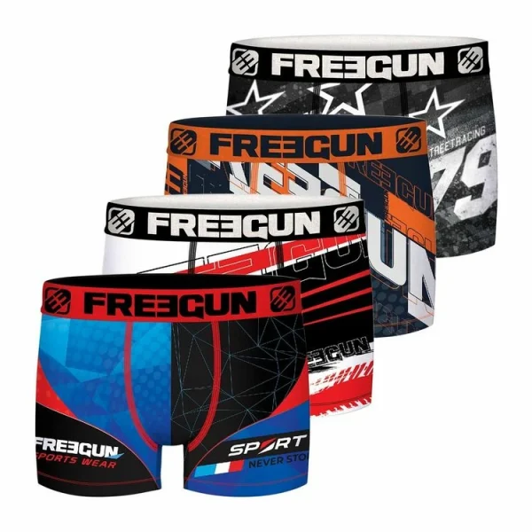 FREEGUN Lot De 4 Boxers Homme Racing acheter 1