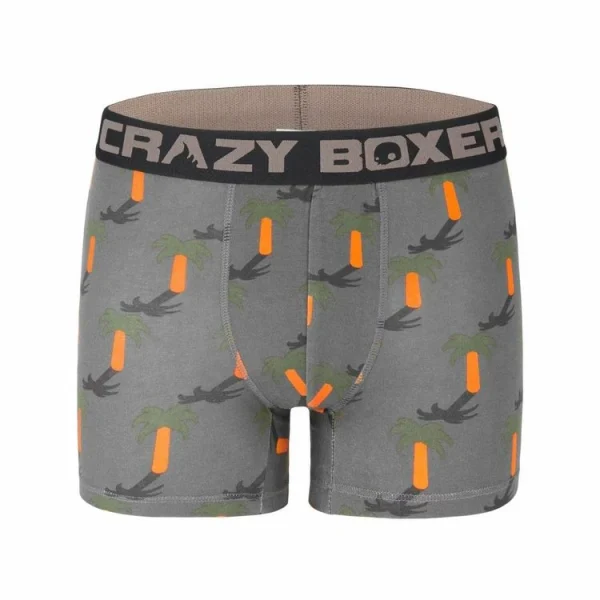 grossiste CRAZY BOXERS Boxer Homme Coton Bio Gots Palmier 6