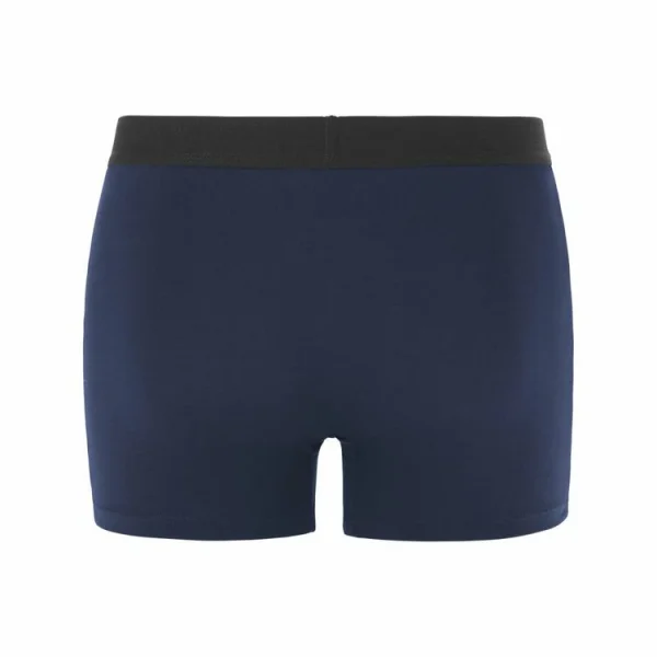 MY ESSENTIAL Lot De 4 Boxers Homme En Coton Bio My Esssential Bleu Marine marque pas cher 4