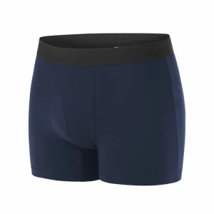 MY ESSENTIAL Lot De 4 Boxers Homme En Coton Bio My Esssential Bleu Marine marque pas cher 14