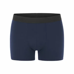 MY ESSENTIAL Lot De 4 Boxers Homme En Coton Bio My Esssential Bleu Marine marque pas cher 16