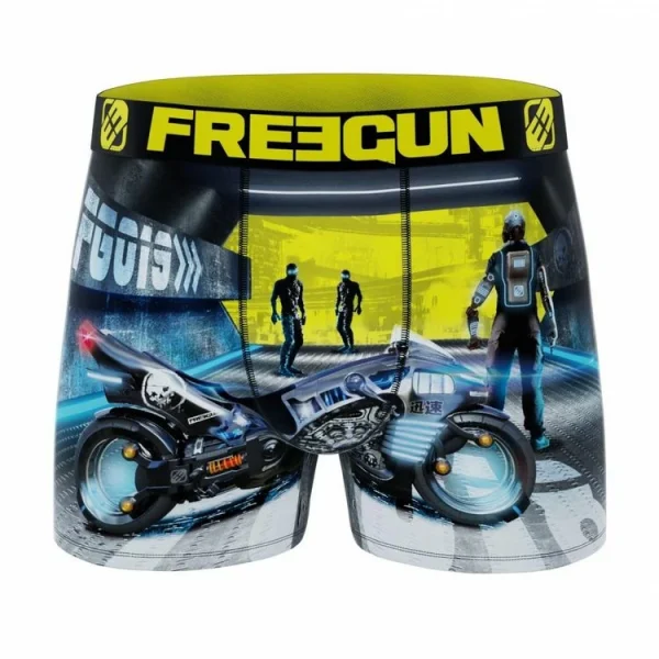 FREEGUN Lot De 2 Boxers Homme Cyber Punk jusqu'à 6