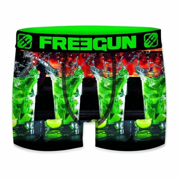 FREEGUN Boxer Homme Fluo Summer Mojito soldes en ligne 1