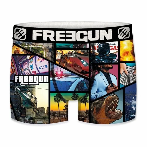 a Prix Discount FREEGUN Boxer Homme Geek Gaming Action 1