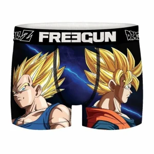 FREEGUN Lot De 4 Boxers Homme Dragon Ball Z qualité supérieure 12