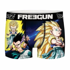 FREEGUN Lot De 4 Boxers Homme Dragon Ball Z qualité supérieure 18