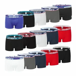 UMBRO Pack Surprise De 5 Boxers Homme 100% Coton Officielle 10