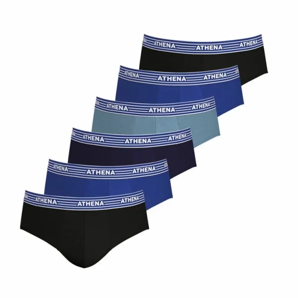 se précipiter pour acheter Athena Lot De 6 Slips Homme 1