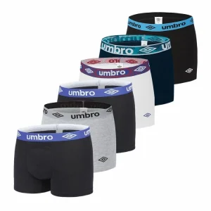 pas cher marque UMBRO Pack Surprise De 6 Boxers Coton Homme 10