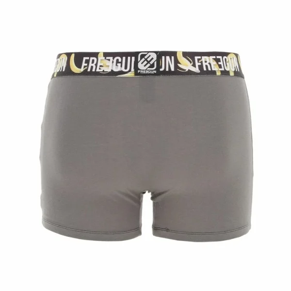 FREEGUN Sous Vêtement Boxer Freegun Bio Gots Gris Boxer Gris 7-175 grossiste 3