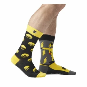 CAPSLAB Paire De Chaussettes De Ville Pokémon Pikatchu vente luxe pas cher 13