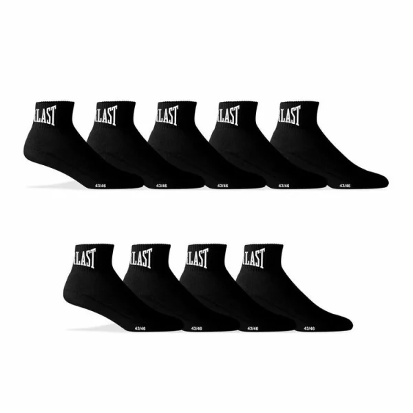 EVERLAST Lot De 9 Paires De Chaussettes Quarter boutique pas cher 1