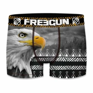 Authenticité garantie FREEGUN Lot De 5 Boxers Homme En Polyester Recyclé Savage Animals 12