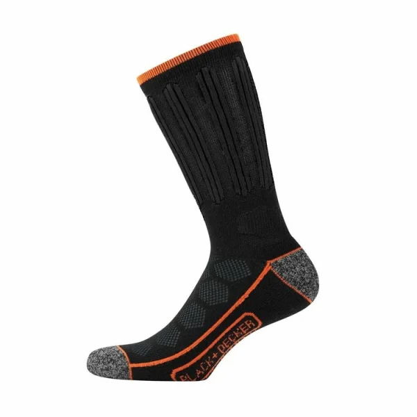 Livraison gratuite Black & Decker Lot De 4 Paires De Chaussettes Hautes De Travail Tool 5