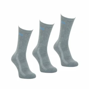 WILSON LOT DE 3 PAIRES DE CHAUSSETTES WILSON BLANC l'unique style 10