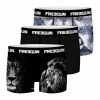 FREEGUN Lot De 3 Boxers Homme Ceinture Fine Lion soldes 22