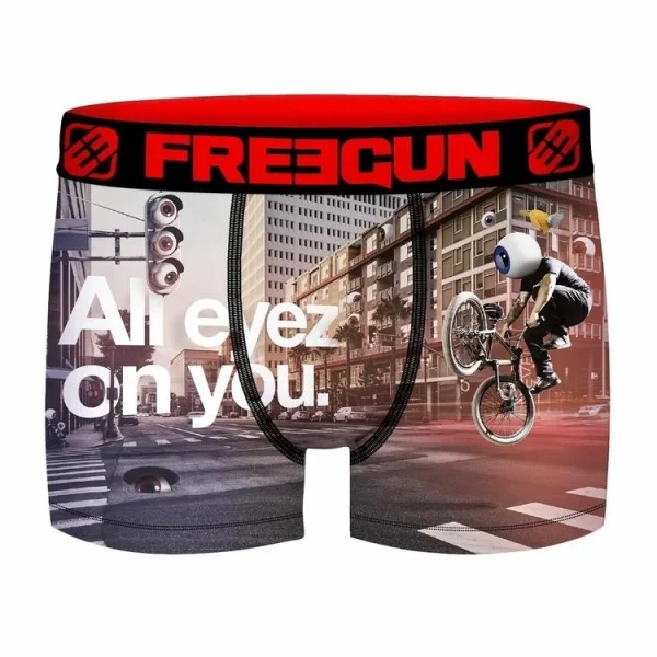 belle FREEGUN Boxer Homme Surealist Skate And Surf All Eyez On You 1