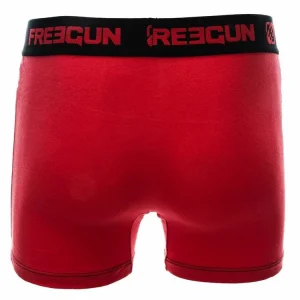 acheter FREEGUN Sous Vêtement Boxer Freegun Duo J Noir/rouge Boxer Noir 26512 15