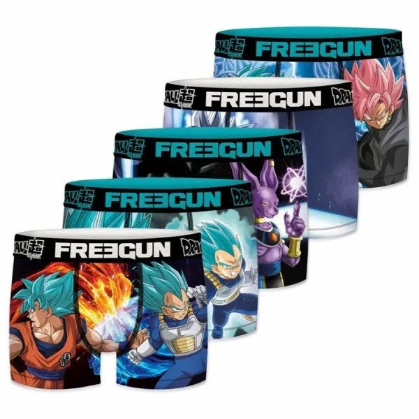 Livraison rapide FREEGUN Lot De 5 Boxers Homme Dragon Ball Super 1