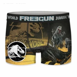 pas cher marque FREEGUN Lot De 4 Boxers Homme Jurassic World 12