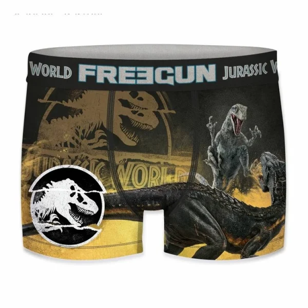 pas cher marque FREEGUN Lot De 4 Boxers Homme Jurassic World 4