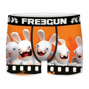 FREEGUN Lot De 4 Boxers Homme Lapins Crétins exclusivement disponibles 16