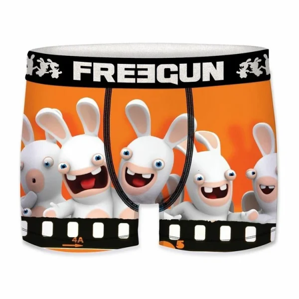 FREEGUN Lot De 4 Boxers Homme Lapins Crétins exclusivement disponibles 6