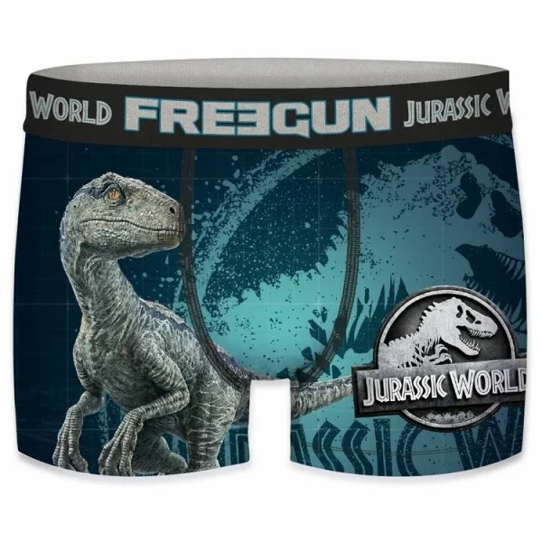 pas cher marque FREEGUN Lot De 4 Boxers Homme Jurassic World 7