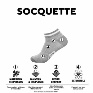 Paiement sécurisé UMBRO Lot De 6 Paires De Chaussettes Sneackers Homme Taille 43/46 10