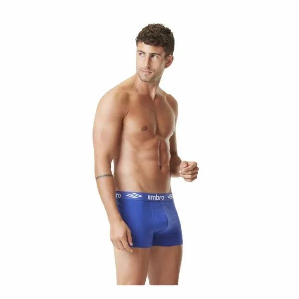 vente pas cher UMBRO Lot De 5 Boxers Coton Homme Uni 4