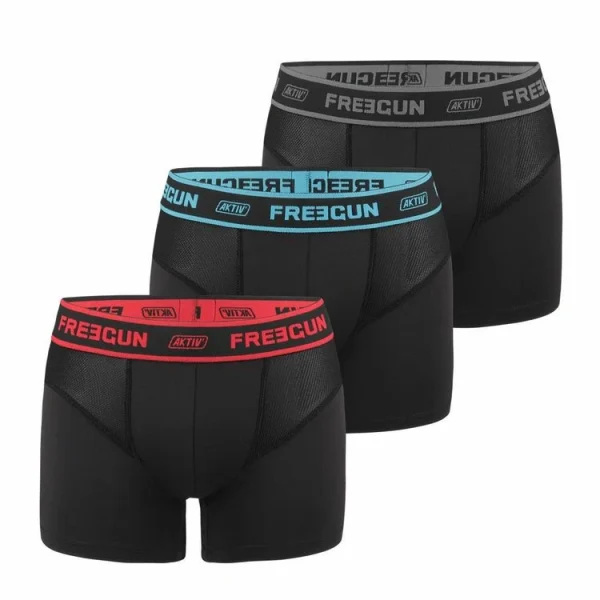 nouveau produit FREEGUN Lot De 3 Boxers Homme Aktiv Sport 1