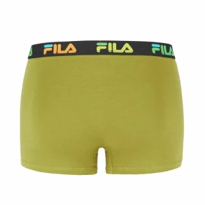 luxe soldes FILA Lot De 2 Boxers Coton Homme FU5040 Army And Shock 14