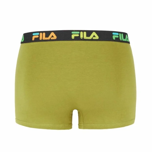 luxe soldes FILA Lot De 2 Boxers Coton Homme FU5040 Army And Shock 5